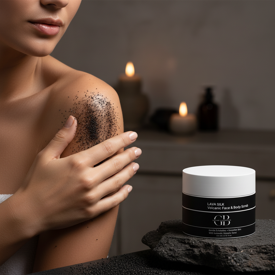 LAVA SILK – Icelandic Volcano Face & Body Scrub